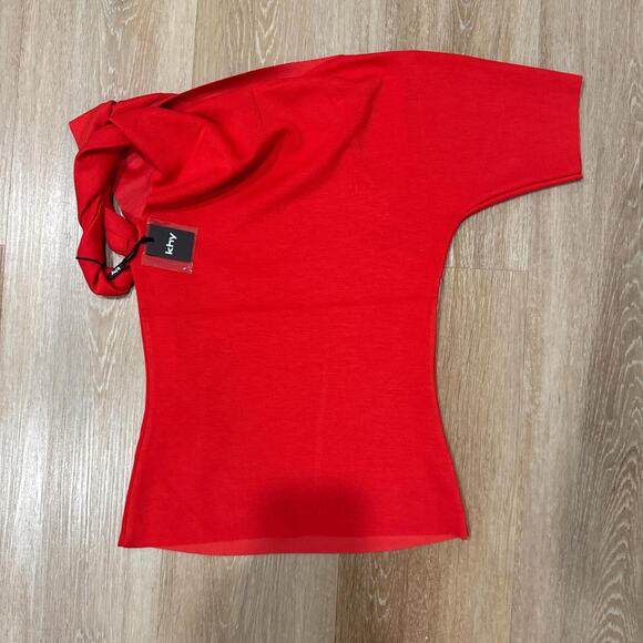 Khy sueded stretch twisted top - Picture 1 of 3